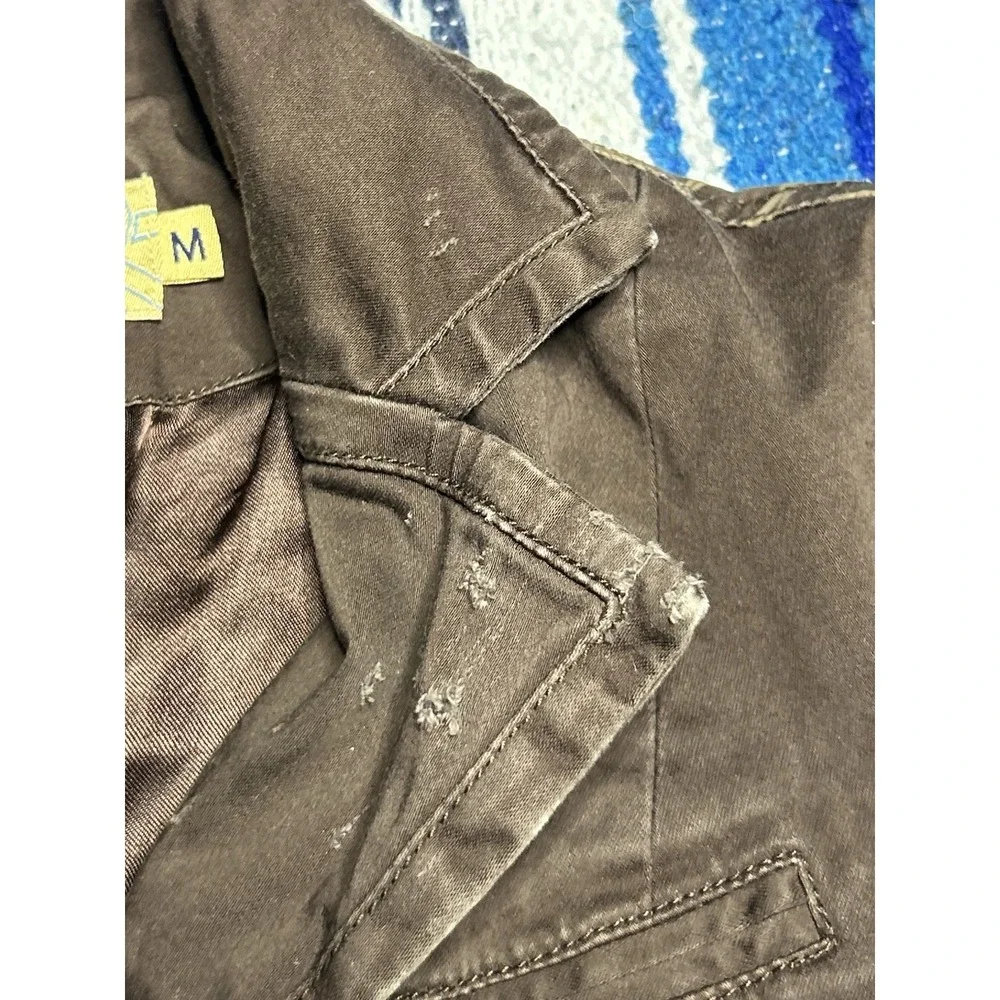 Vintage Y2K Enyce Blazer Jacket Toddler Girls Youth Medium Brown Cyber Grunge